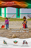 affiche (en anglais) : My community is healthy when we all help out