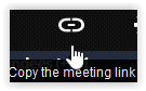 Participant join the meeting interface